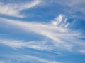 Blue sky with clouds image Royalty Free Stock Photo