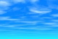 Blue sky - Clouds Royalty Free Stock Photo
