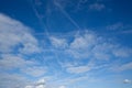 Blue sky with clouds Royalty Free Stock Photo