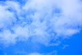 Blue sky and clouds background.