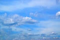 Blue sky with clouds background 171015 0056 Royalty Free Stock Photo
