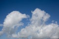 Blue sky with clouds background. Cloudscape. Beautiful soft clouds on blue sky background. Abstract cloud background. Royalty Free Stock Photo