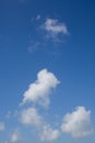 Blue sky with clouds background. Cloudscape. Beautiful soft clouds on blue sky background. Abstract cloud background. Royalty Free Stock Photo