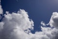 Blue sky with clouds background. Cloudscape. Beautiful soft clouds on blue sky background. Abstract cloud background. Royalty Free Stock Photo