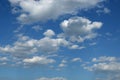 Blue sky with clouds background, sky with clouds.