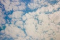 Blue sky with clouds background