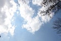 Blue sky and clouds backround Royalty Free Stock Photo