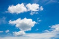 Blue sky with clouds. bright beautiful blue sky with clouds. Extreme clouds