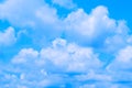 Blue Sky clouds Royalty Free Stock Photo