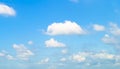Blue sky with clouds Royalty Free Stock Photo