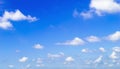 Blue sky with clouds Royalty Free Stock Photo