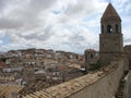 Panorama of a traditonal village of the north of the Puglia in Italy.