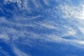 Blue Sky and Clouds Royalty Free Stock Photo