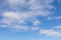 Blue sky with clouds Royalty Free Stock Photo