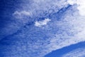 Blue Sky with Clouds Royalty Free Stock Photo