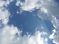 Blue sky and clouds Royalty Free Stock Photo