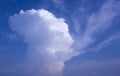 Blue sky and clouds in summer background