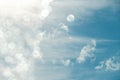 Blue Sky and Clouds on Sunny Day Royalty Free Stock Photo