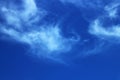 Blue sky with clouds texture