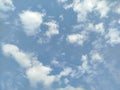 Blue sky with clouds Royalty Free Stock Photo