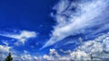 Blue Sky Cloudscape Abstract Royalty Free Stock Photo