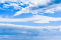 Blue Sky, Cloudy Background, Science, Weather Royalty Free Stock Photo