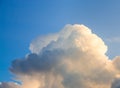 Blue Sky and dark puffy clouds