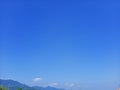 blue sky during the day in Sukabumi, West Java, Indonesia Royalty Free Stock Photo