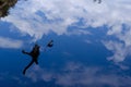 Blue Sky Dead Wood Reflection Royalty Free Stock Photo