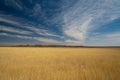 Blue sky in desert Royalty Free Stock Photo