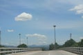 Blue sky with empty road Royalty Free Stock Photo