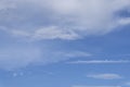 Blue sky,Fantastic soft white clouds against blue sky Royalty Free Stock Photo