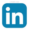 High resolution coloured LinkedIn logo with vector Ai file.