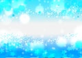 Blue sky glister Background with light sparkle Royalty Free Stock Photo