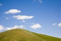 blue sky and grassland Royalty Free Stock Photo