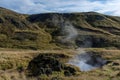 Steamy hot springs