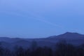 Blue Sky and Green Mountains Naturescape of the Smokies Royalty Free Stock Photo