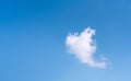 Blue Sky with Heart Shape Cloud, Summer Clear Sky with White Fluffy Cloud,Horizon Beautiful Spring Nature for Environmental,Earth