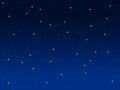 Blue sky illustration background with little stars