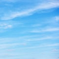 Blue sky with light clouds