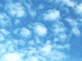 Sky with drops of cloud Royalty Free Stock Photo