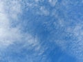 blue sky and many clouds like cotton Royalty Free Stock Photo