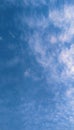 The blue sky on Monday Royalty Free Stock Photo