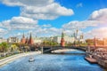 blue sky the Moscow Kremlin