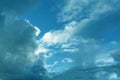 Blue sky nackground cloudy sky sky with white clouds Royalty Free Stock Photo