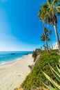 Blue sky over Laguna Beach Royalty Free Stock Photo