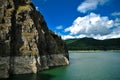 Blue sky over the lake