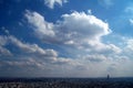 Blue sky over Paris Royalty Free Stock Photo