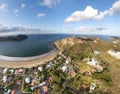 Blue sky over San Juan Del Sur Royalty Free Stock Photo