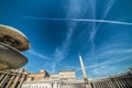 Blue sky over world famous Saint Peter`s square